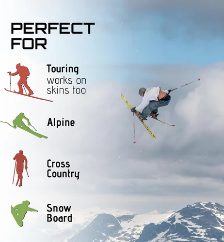 Vista 9 de ZUMWax RUB ON Wax Ski/Snowboard/Nordic Sample Pack - Universal & CHILL HIGH Speed - 0.71 oz cada uno, fácil aplicador de corcho, de larga duración