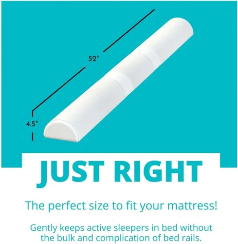 Vista 5 de Little Sleepy Head Protector de cama para niños pequeños, riel de cama para niños pequeños, riel de cama para niños pequeños con cubierta suave