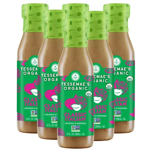 Vista 7 de Tessemae's - Vestido orgánico de búfalo para despensa, 10 onzas líquidas, paquete de 6