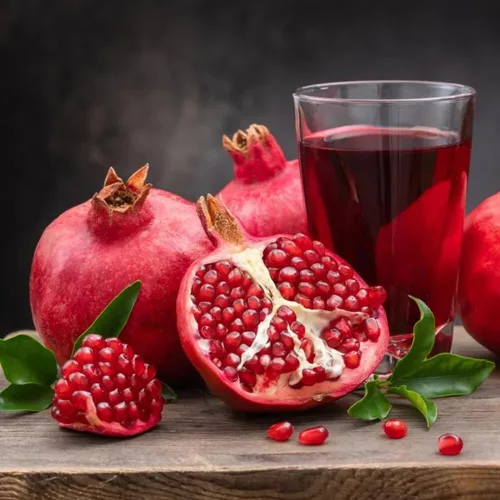 Vista 3 de 2 maravillosos árboles de granada vivos, árboles frutales bien enraizados Tamaño de 10 a 15 pulgadas de alto