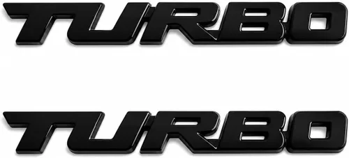 Vista 3 de 3D Turbo Advanced Car Side Fender Rear Trunk Emblema Adhesivo Adecuado para Decoración de Coche (Rojo)