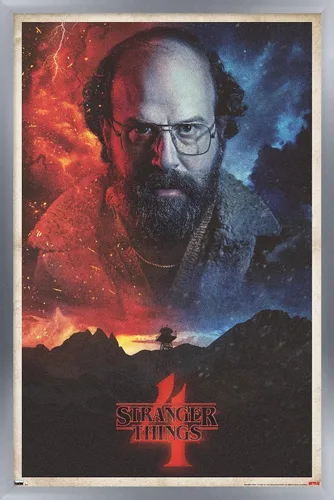 Vista 9 de Trends International Netflix Stranger Things: Season 4 - Póster de pared de una hoja Murray, 14.725 x 22.375 pulgadas, versión enmarcada de madera