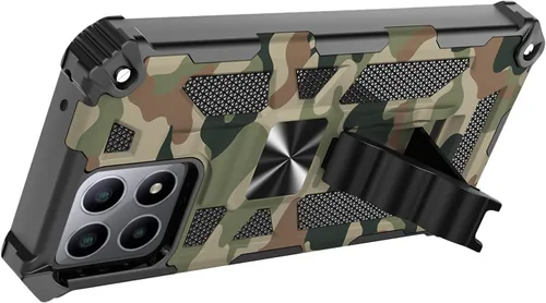Vista 7 de Funda para Boost Mobile Celero 5G Plus (solo versión Plus), con 2 protectores de pantalla, grado militar, función atril con soporte magnético
