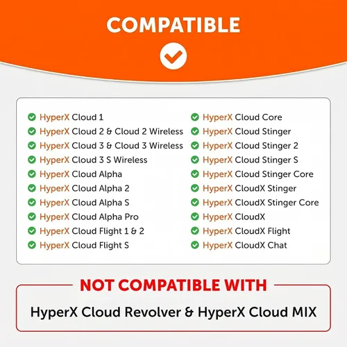 Vista 2 de WC Freeze V2 Cloud Alpha - Almohadillas de gel refrigerante en ángulo para HyperX Cloud Alpha y más, de Wicked Cushions Almohadillas en ángulo