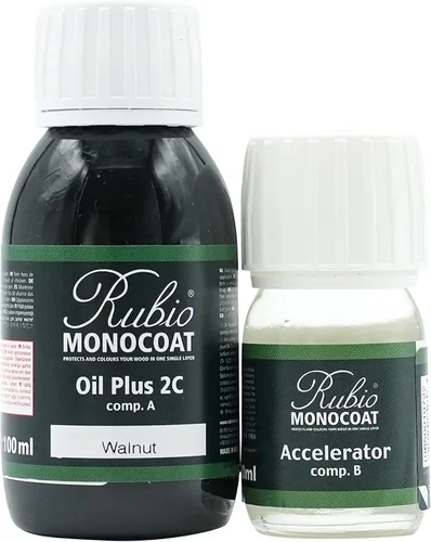 Vista 158 de Rubio Monocoat Tinte y acabado para madera de 650 pies cuadrados - Niebla 5% Oil Plus 2C Aceite de linaza ecológico de secado rápido