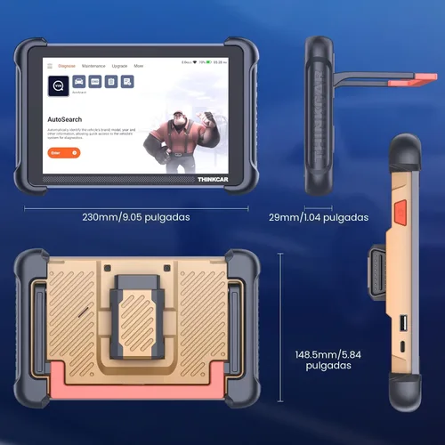 Vista 8 de THINKCAR Herramienta de escaneo bidireccional, THINKSCAN 689BT Herramienta de diagnóstico automotriz para todo el sistema, escáner OBD2