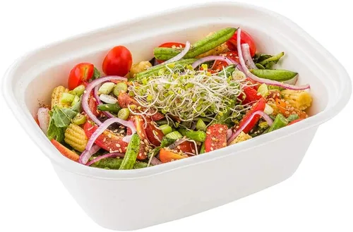 Vista 14 de Restaurantware Solo tapas: tapas de cúpula de plástico Pulp Tek, 100 tapas desechables para contenedores, los contenedores se venden por separado