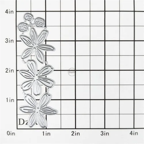 Vista 2 de DzIxY Troqueles de corte de metal de seis pétalos, flores, para hacer tarjetas, papel de gofrado, juegos de troqueles, álbum, plantillas