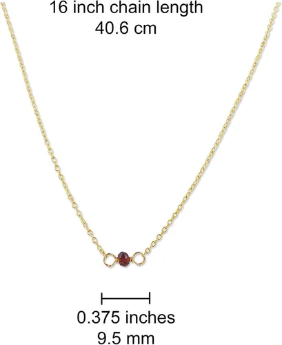 Vista 73 de Gargantilla de piedra natal – Regalo de cumpleaños, regalo para niña, mujer, amiga, hija, esposa, mamá, ella, joyas de piedras preciosas para uso