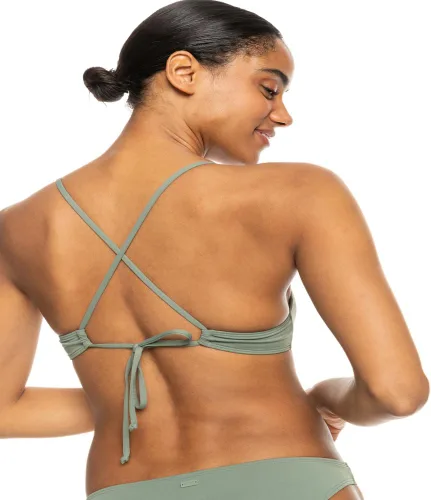 Vista 2 de Roxy Top de bikini deportivo para mujer Beach Classics