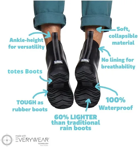 Vista 5 de Totes mens Everywear Chelsea Rain Boots