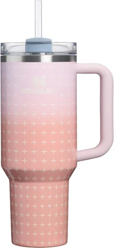 Vista 92 de STANLEY Quencher H2.0 Vaso Térmico con asa y pajilla, 64 onzas, tapa Flowstate de 3 posiciones, gran capacidad para viajes y deportes, vaso de acero