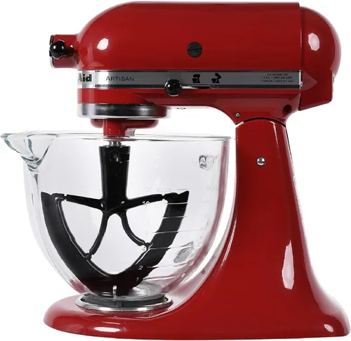 Vista 6 de New Metro Design Beater Blade Metal TH-M Compatible con KitchenAid 4.5-5 Qt Batidora de pie inclinable, color negro