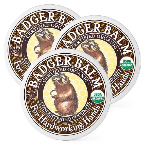 Vista 10 de Badger bálsamo para curación, AMZ006, 1, 1 Crema de manos para manos secas y agrietadas, hidratante y tratamiento de larga duración, crema