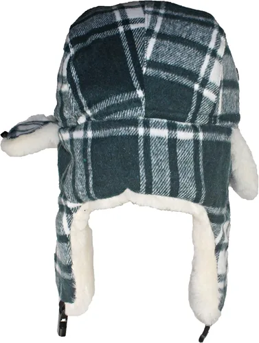 Vista 3 de Best Winter Hats Sombrero ruso y trampero de calidad para niños grandes con piel sintética (talla única)