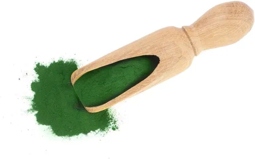 Vista 5 de Polvo de espirulina orgánica, 1 libra, sin OMG, Kosher, algas azules y verdes crudas, superalimento vegano, a granel, no irradiado, proteína verde