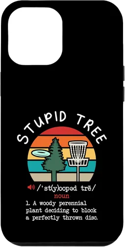 Vista 26 de Disc Golf Stupid Tree Funny Disc Golfing Lover Player Gift Case for iPhone 17