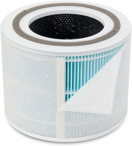 Vista 5 de LEVOIT Paquete de purificador de aire y filtro de repuesto Core 300 para cenizas caseras, humo y compuestos químicos tóxicos durante la temporada