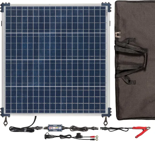 Vista 16 de Optimate Solar Duo 10 W, TM522-D1, 6 pasos 12 V/12.8 V 0.83 A resistente a la intemperie, cargador y mantenedor de ahorro de batería solar