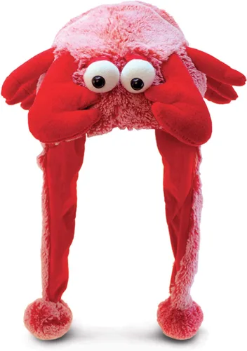 Vista 14 de Puzzled - Sombrero de mapache marrón de peluche - Sombrero súper suave y cálido con orejeras, gorro de invierno acogedor de forro polar para niños