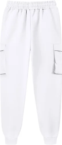 Vista 4 de Pantalones cargo para hombre, holgados, pantalones deportivos para hombre, pantalones deportivos casuales, pantalones de carga rectos, pantalones