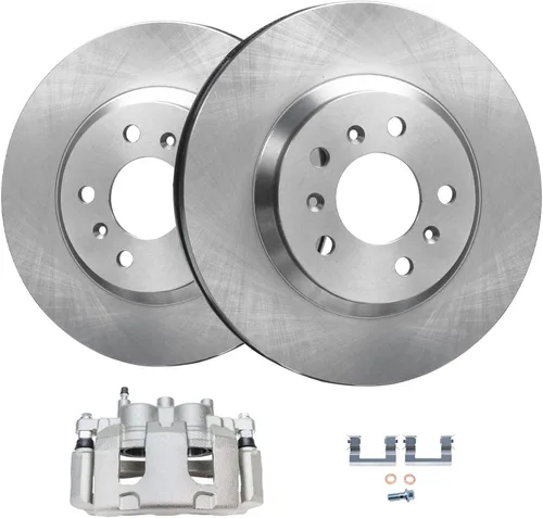 Vista 18 de Detroit Axle - Kit de freno delantero para Toyota RAV4 Prius V Lexus HS250h Scion xB Rotores de disco de 10.83 pulgadas Reemplazo de la pinza