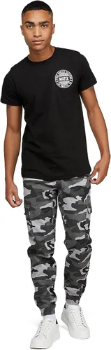 Vista 7 de Pantalones deportivos tipo cargo de sarga elástica para hombre