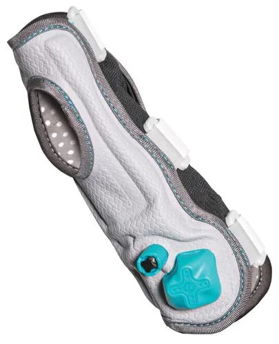 Vista 9 de Rodillera inflable con bomba integrada; rodillera de compresión – Soporte reutilizable con bomba de aire – para alivio del dolor de rodilla