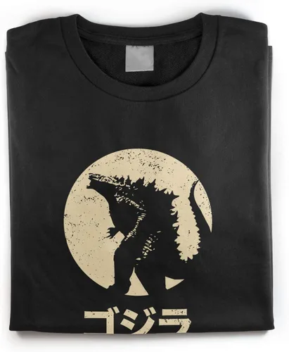 Vista 2 de Camisa vintage Godzilla Negro