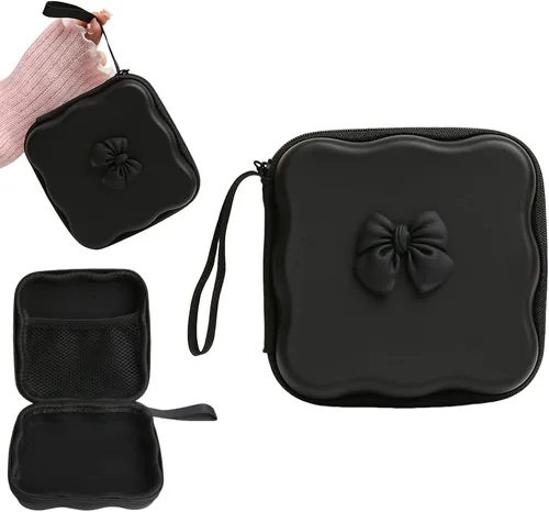 Vista 18 de Funda de almacenamiento para cargador, diseño de ondas, protector de cargador de viaje, organizador de cables para auriculares, caja