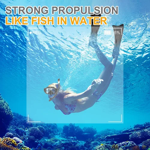 Vista 7 de Snorkeling Gear for Adults, Mask Fins Snorkel Set, Panoramic View Diving Mask Anti-Fog, Anti-Leak, Dry Top Snorkel and Dive Flippers with Travel Bag
