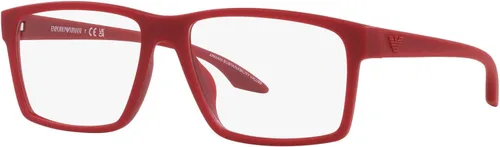 Vista 2 de Emporio Armani Gafas de sol cuadradas Ea3210u de ajuste universal para hombre