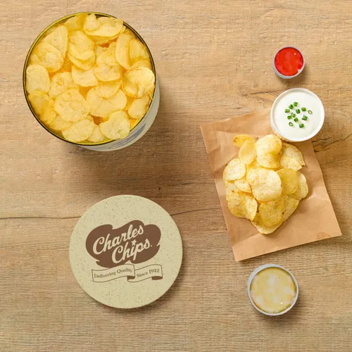 Vista 2 de Charles Chips Original - Papas fritas, lata de 1 lb.