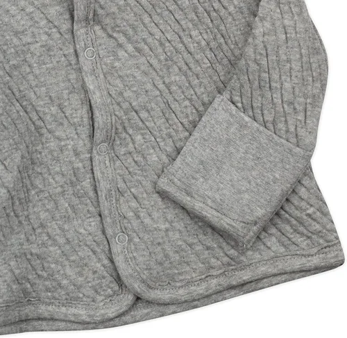 Vista 2 de HonestBaby Chaqueta de algodón orgánico con capucha para bebés y niñas