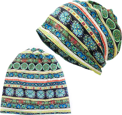 Vista 9 de Gorro de quimioterapia informal holgado para mujer