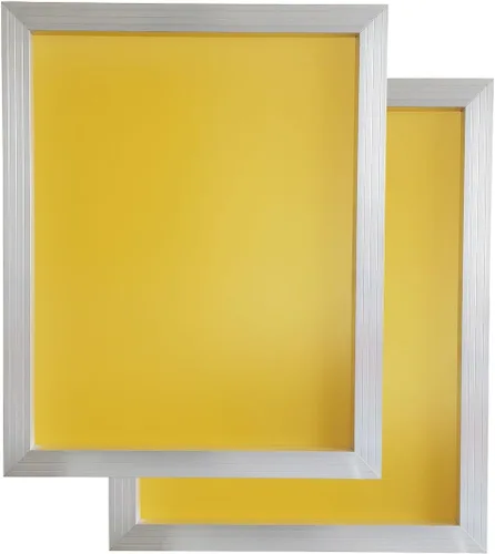Vista 5 de YLZ Pantallas de impresión de pantalla de seda de aluminio 16 x 20 pulgadas Frame-110 malla blanca (2 PC)