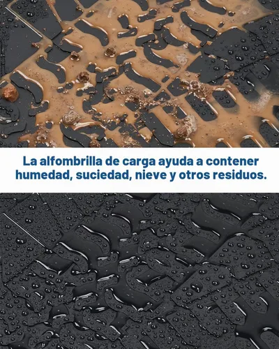 Vista 2 de JOYTUTUS Tapete de carga compatible con Wrangler JL 4XE, protección para todo tipo de clima, forro de carga, resistente, impermeable, sin olor, se