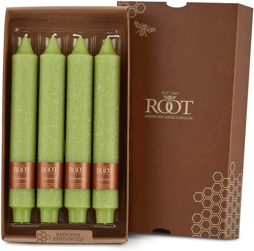 Vista 15 de Root Candles 59572 Timberline Collenette - Velas de cena sin perfume de 5 pulgadas, 8 unidades, oliva oscuro
