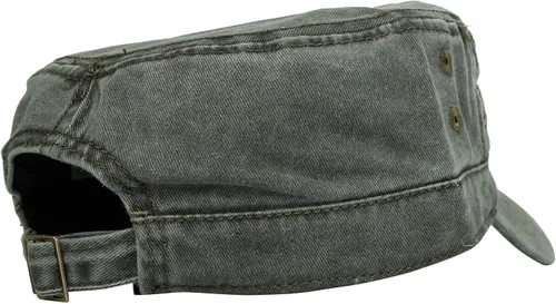 Vista 4 de WITHMOONS Gorra de cadete de algodón lavado Sombrero militar vintage para hombre y mujer KZ40037