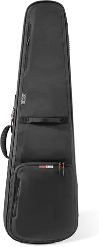 Vista 31 de Gator Cases ICON Series Premium - Bolsa de concierto resistente a la intemperie para guitarras de estilo semihueco; con tiradores de cremallera