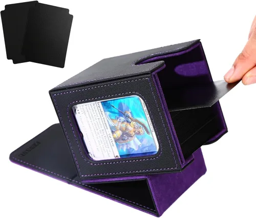 Vista 23 de Venssu Angel Themed MTG Deck Box with Commander Display (White and Grey)