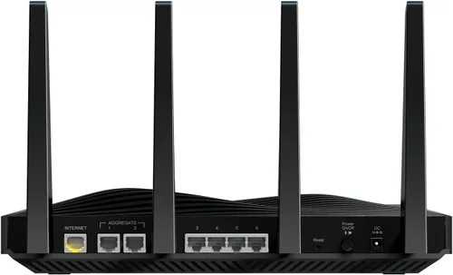 Vista 2 de Router WiFi inteligente AC1750 Netgear, doble banda gigabit 802.11ac (R6400-100NAS)