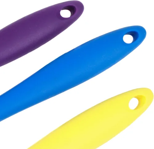 Vista 5 de Chef Craft Tenedor de silicona prémium para espaguetis y pasta, 11.5 pulgadas, color amarillo