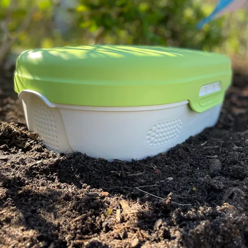Vista 6 de Vego Garden Compostador de gusano en el suelo, contenedor de compostaje para granja al aire libre, 8 galones, sistema de compostaje sin BPA para Lima