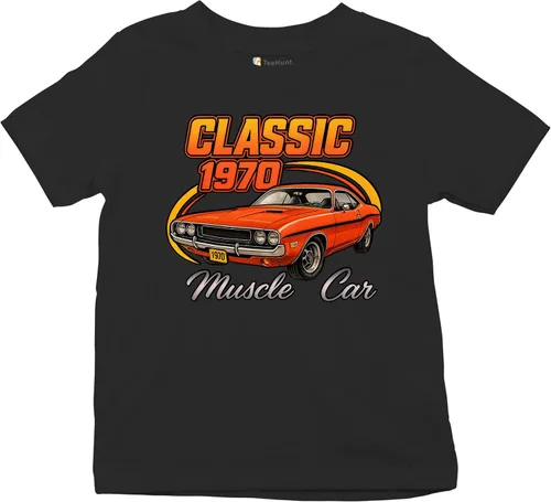 Vista 5 de Camiseta clásica de manga corta con diseño de Muscle Car de 1970