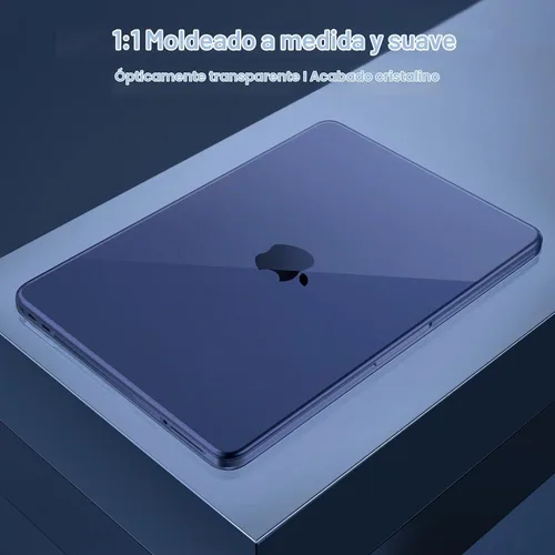 Vista 5 de MOSISO Compatible con MacBook Neo Case 13 pulgadas 2026 A3404 A18 Pro Chip Índigo de cristal