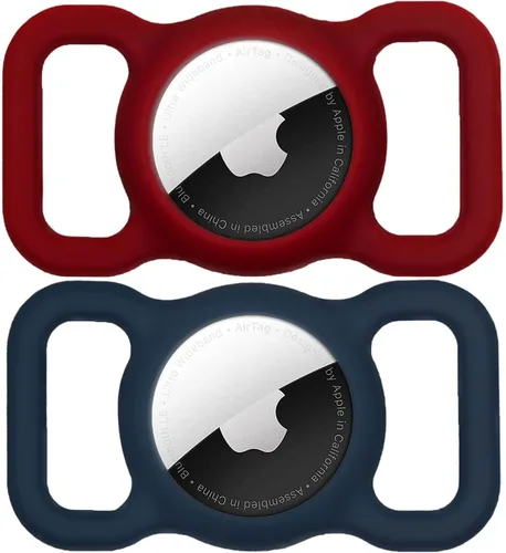 Vista 10 de Airtag - Soporte para collar de perro (2 unidades) para Apple Airtags Funda antipérdida de aire compatible con collares de perro de gato