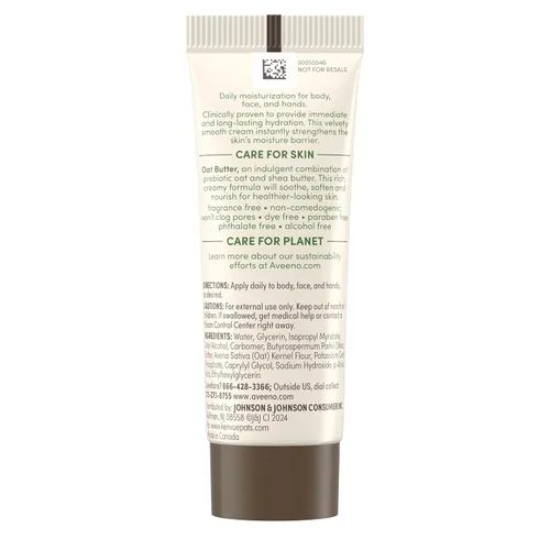 Vista 7 de Paquete de hidratante para piel sensible de Aveeno, Gel facial hidratante Calm + Restore de avena, 1.7 oz, y crema hidratante diaria