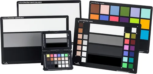 Vista 6 de Calibrite ColorChecker Video Color Target w/White Balance Reference for Video Production, Vectorscope and Waveform Optimized Layout with Skin Tones