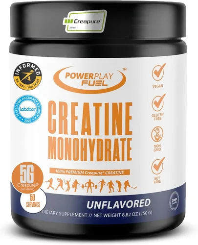 Vista 10 de Polvo de Creatina Monohidrato – Apoya la Energía, la Salud del Cerebro y los Músculos, y la Recuperación para Hombres y Mujeres - Sin Gluten y Sin